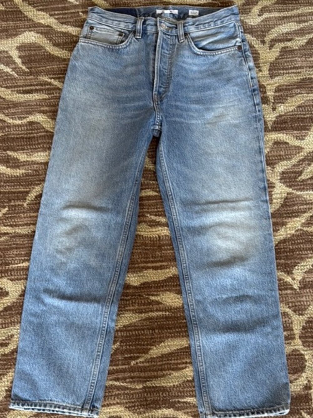 RE/DONE Jeans Womens 70s Stove Pipe Denim 28 Redone